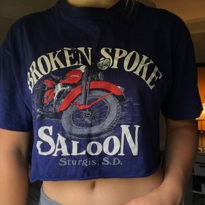 Broken Spokes Saloon Crop Top!!